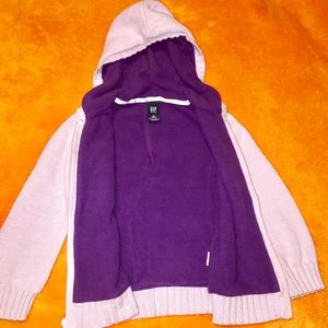 Gap Kids (size 4-5) Purple/Lilac zip up jacket.